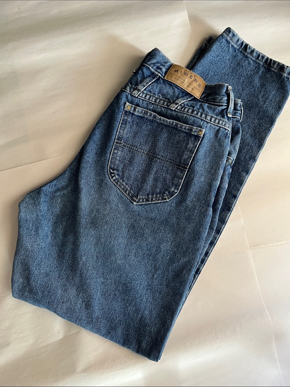 Vintage Riders by Lee Jeans Women’s 14 Tall High Rise Relaxed Straight Leg